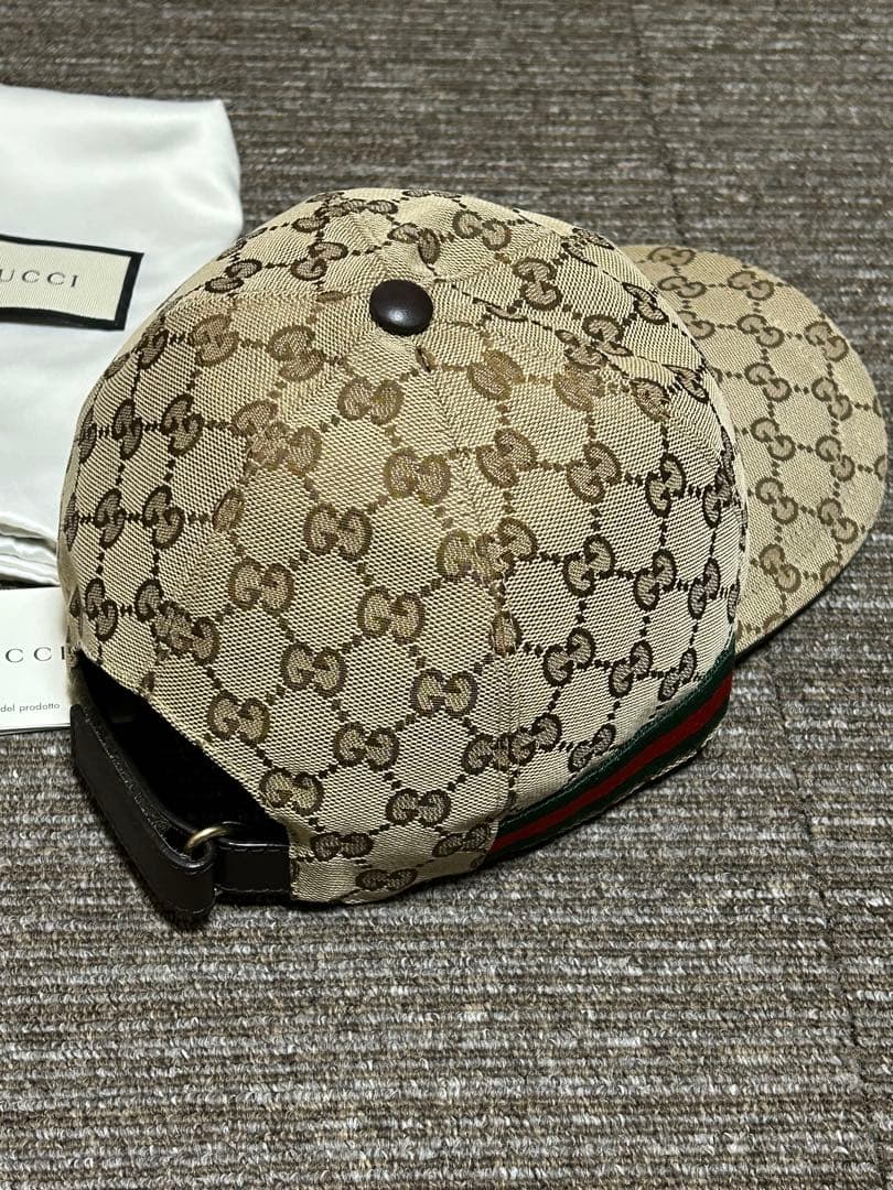 GUCCI GGパターン ベースボールキャップ 60cm XL