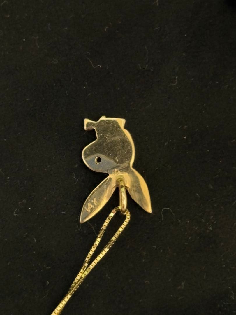 K14 Play Boy pendant necklace トップのみ