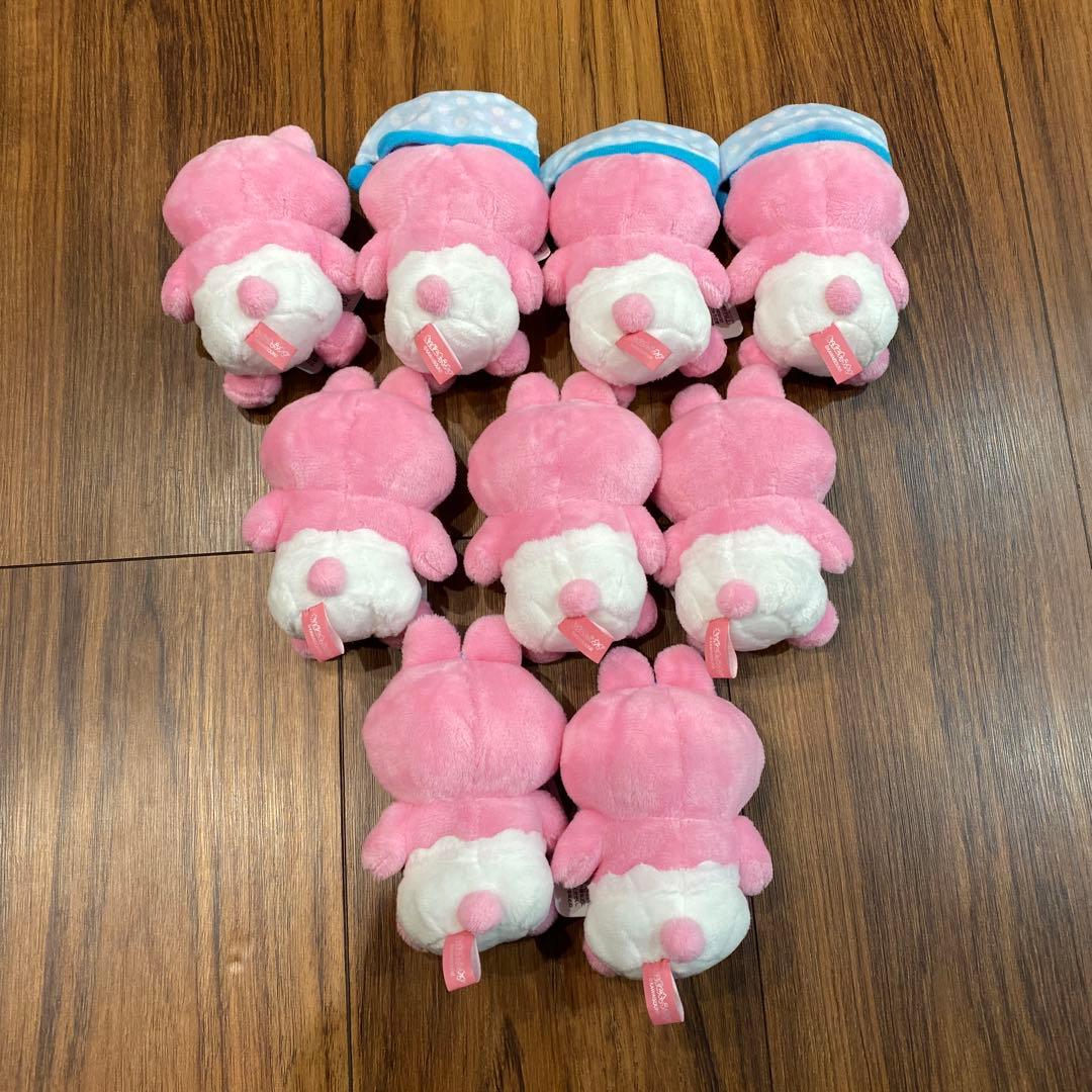 むにゃすやマスコット　おぱんちゅうさぎ　９個　コンプリートセット