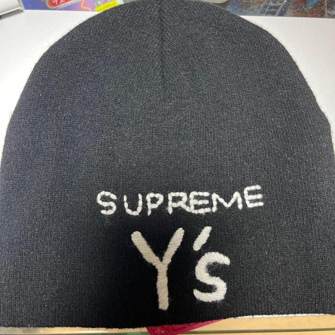 SUPREME Y's 骸骨デザイン ニット帽