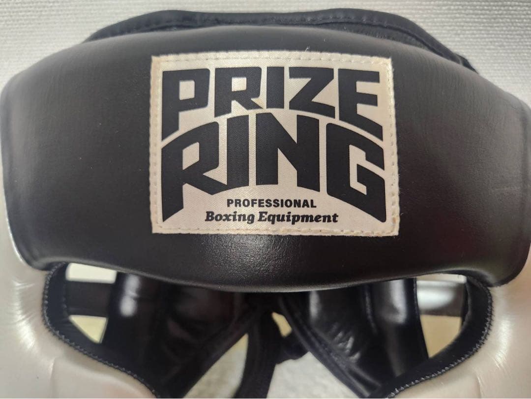PRIZE RING プロフェッショナルヘッドギア シルバー　Lサイズ