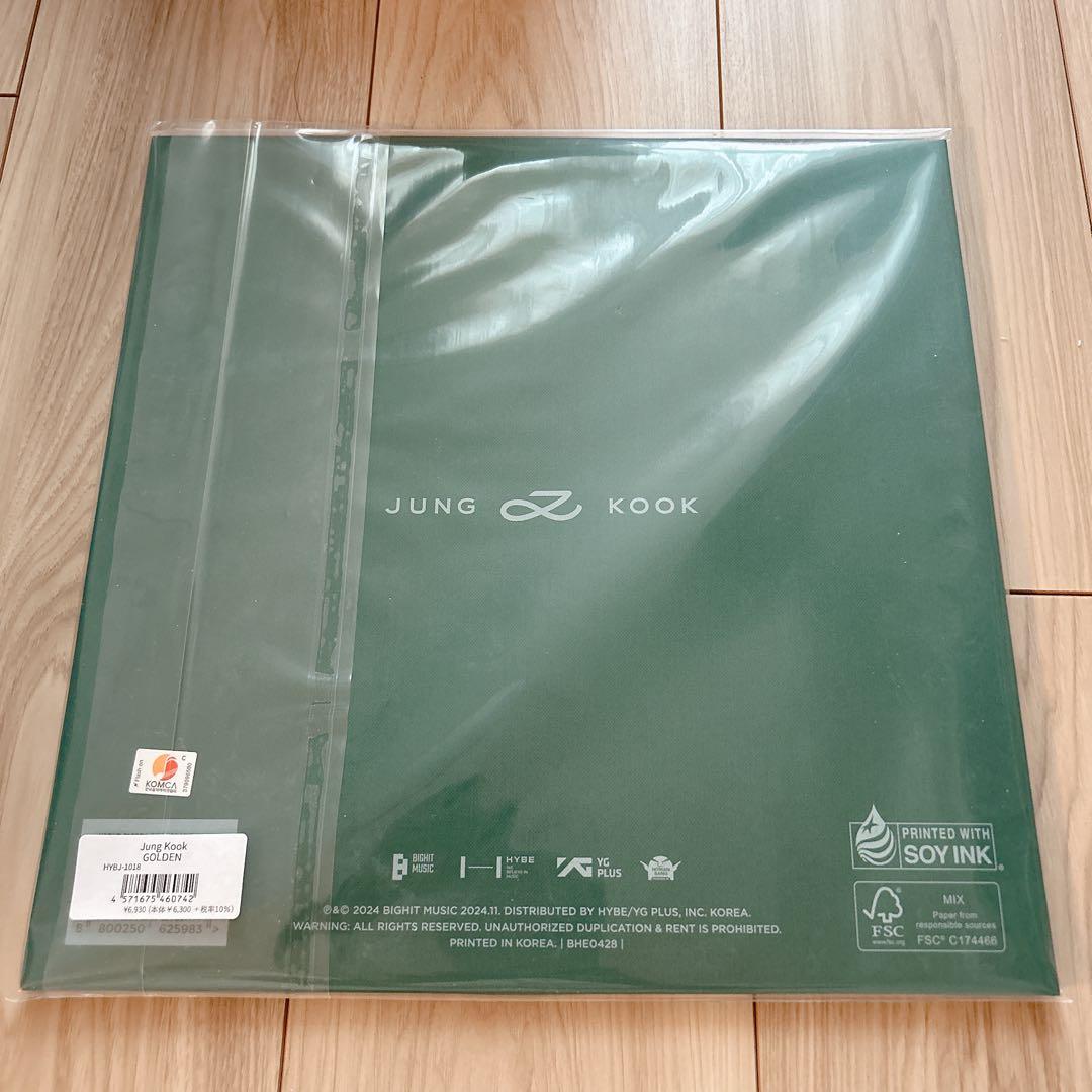 Z*O様 新品！BTS＊Jungkook GOLDEN LP アナログ盤