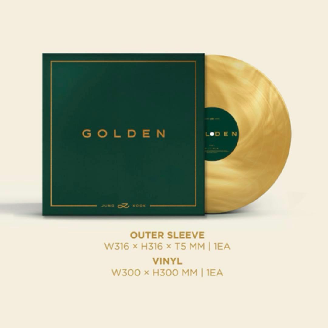 Z*O様 新品！BTS＊Jungkook GOLDEN LP アナログ盤