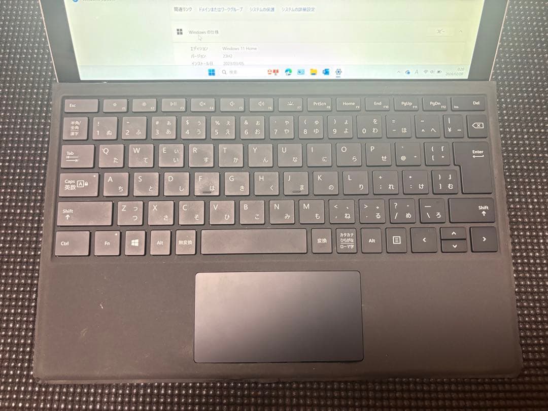 Microsoft Surface Pro 6 本体、充電器、キーボード、箱