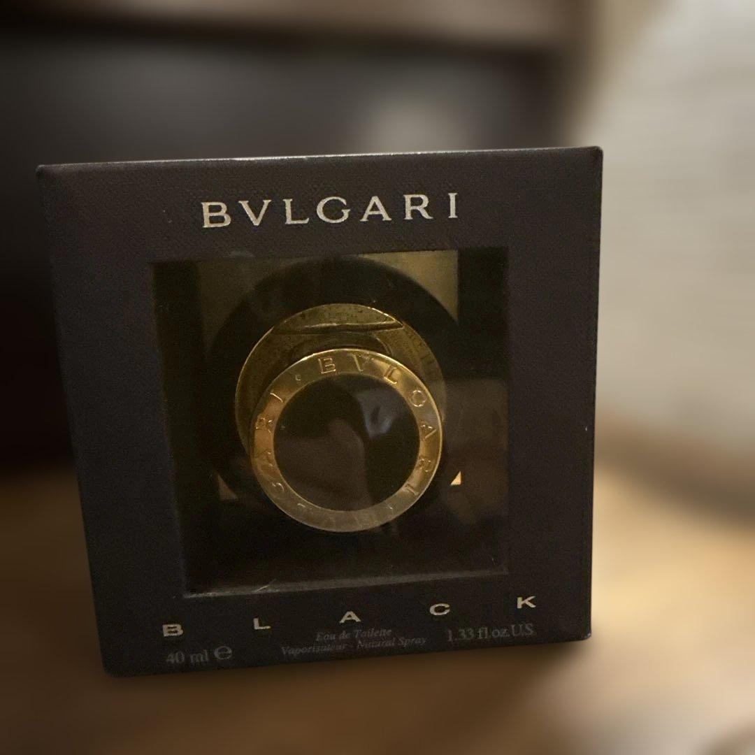 BVLGARI BLACK ブルガリ ブラック残量ほぼ満量 箱付き香水 40ml