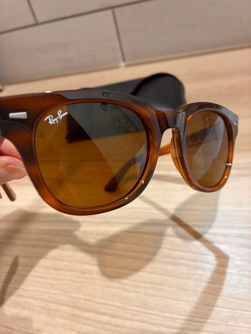 Ray-Ban Meteor サングラス ブラウン