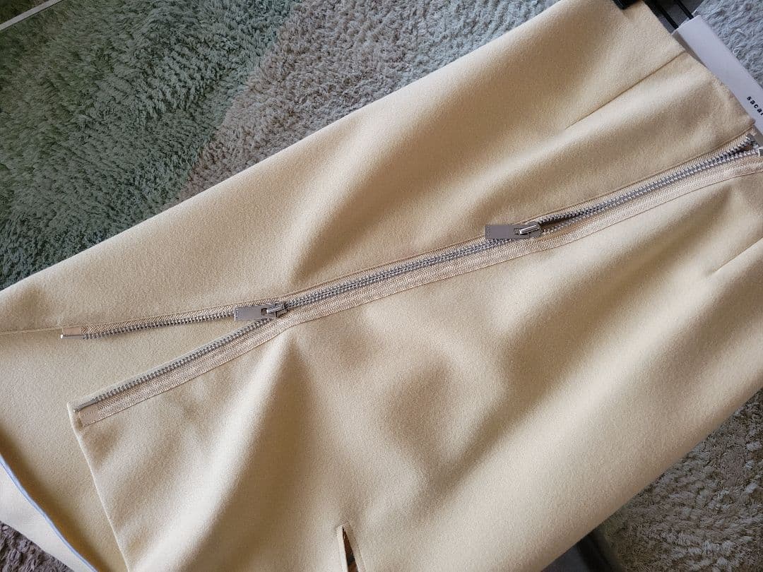 sacai 22AW WOOL MELTON SKIRT サイズ1