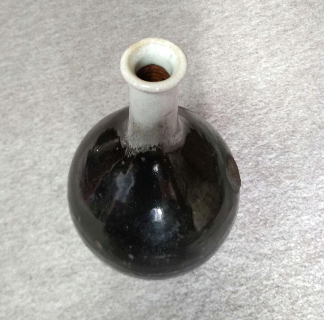 白首徳利　黒　D593