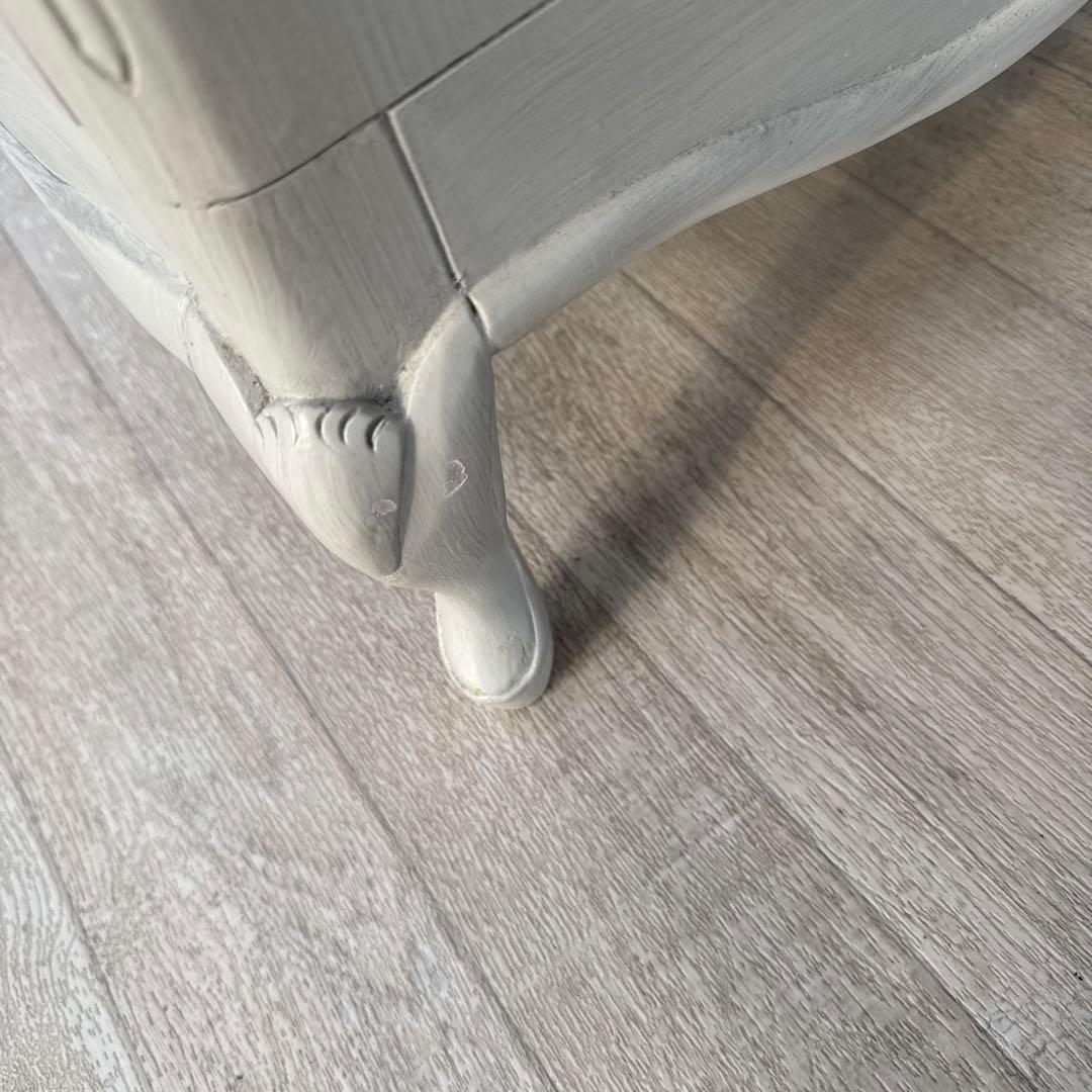 姫家具　チェスト　フレンチ　白家具　猫脚　アンティーク調　①
