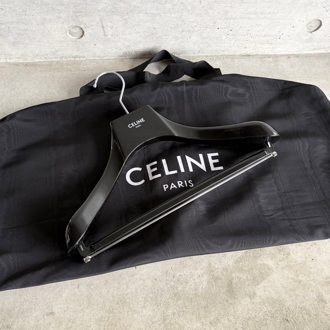 極美品 CELINE TOMBOY ツイードテーラードジャケット 34 ロング