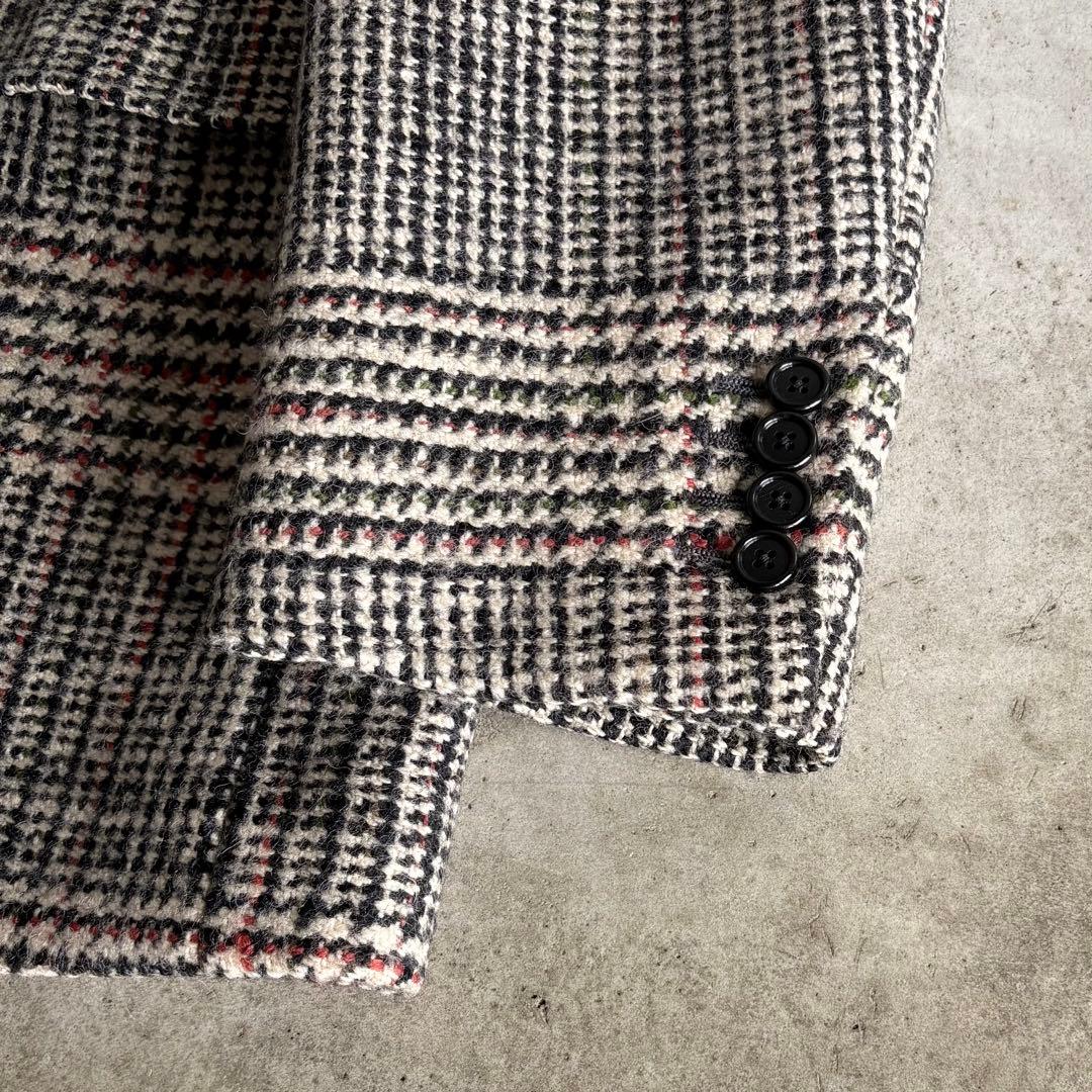 極美品 CELINE TOMBOY ツイードテーラードジャケット 34 ロング