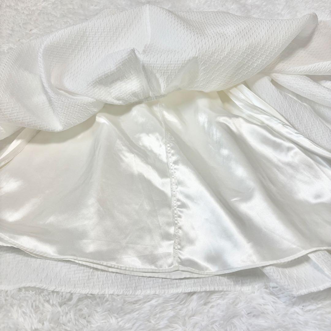 【✨新品タグ付✨】 bluelea ジャガードスカート　ホワイト M(38)