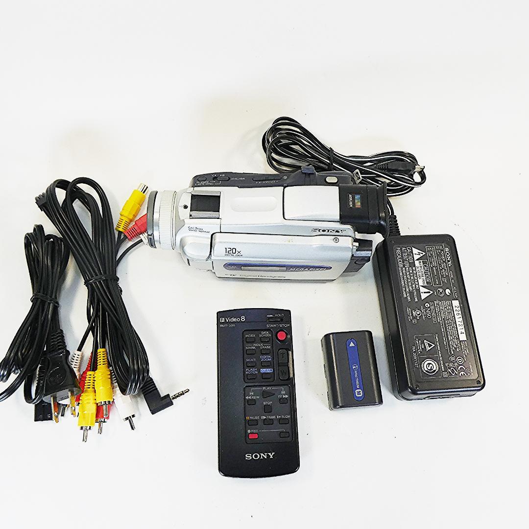 動作品ソニー DCR-TRV27 Mini DVビデオカメラDVDダビングに最適