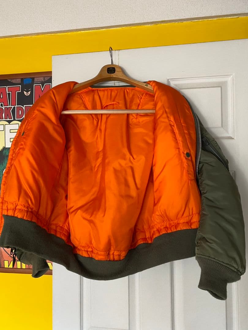80s 90s USA製 golden mfg MA-1 極美品