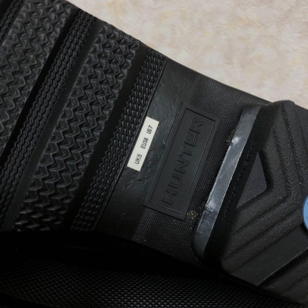 HUNTER ハンター　レインブーツ　ブラック　US7 24cm