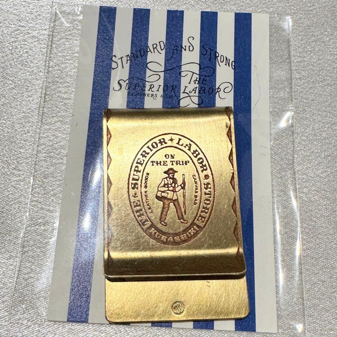 TSL倉敷 ブラス マネークリップ トラベラーズノート シュペリオールレイバー