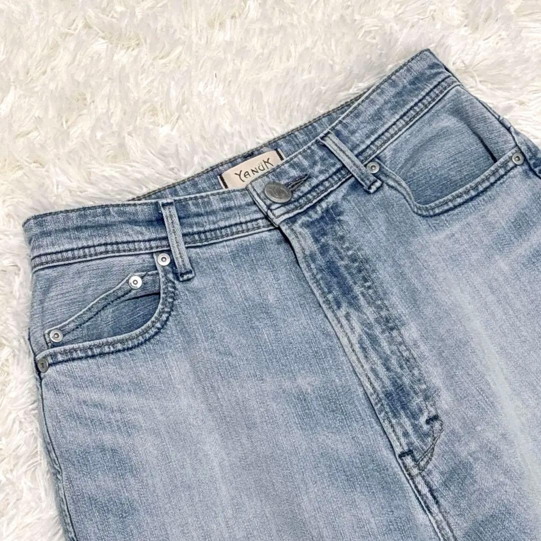 YANUK ヤヌーク JOAN ルーズストレートデニム　25
