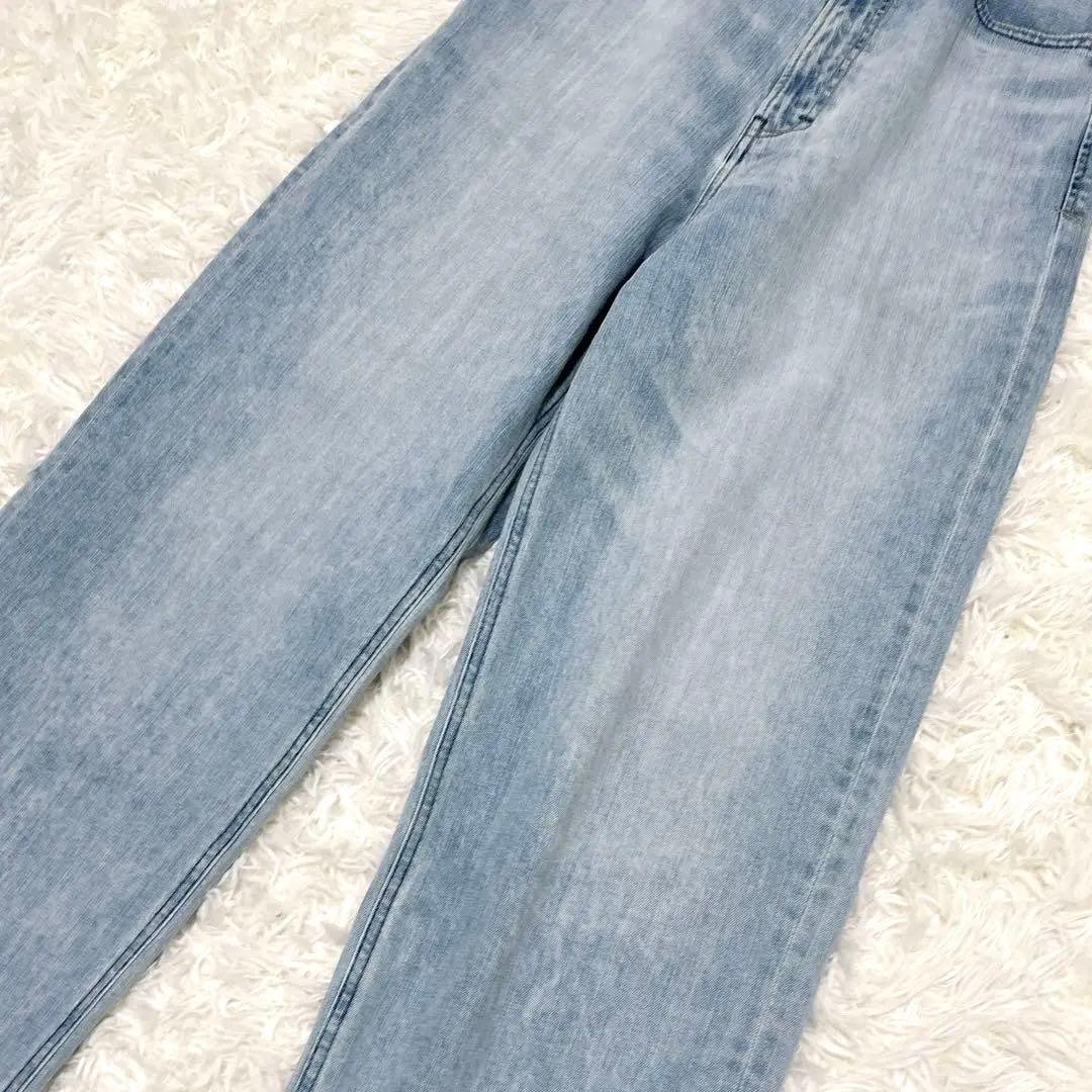 YANUK ヤヌーク JOAN ルーズストレートデニム　25