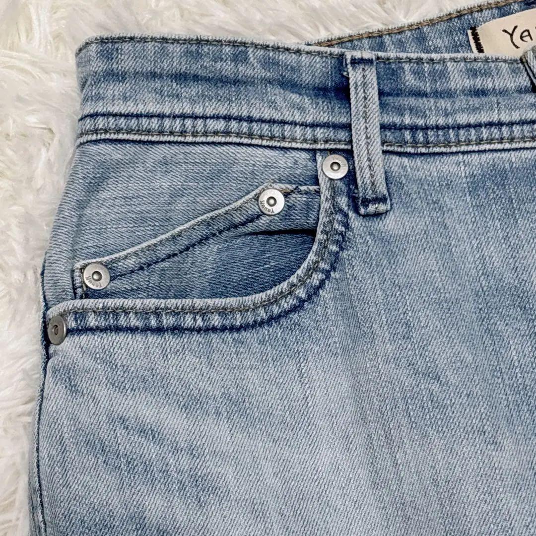 YANUK ヤヌーク JOAN ルーズストレートデニム　25