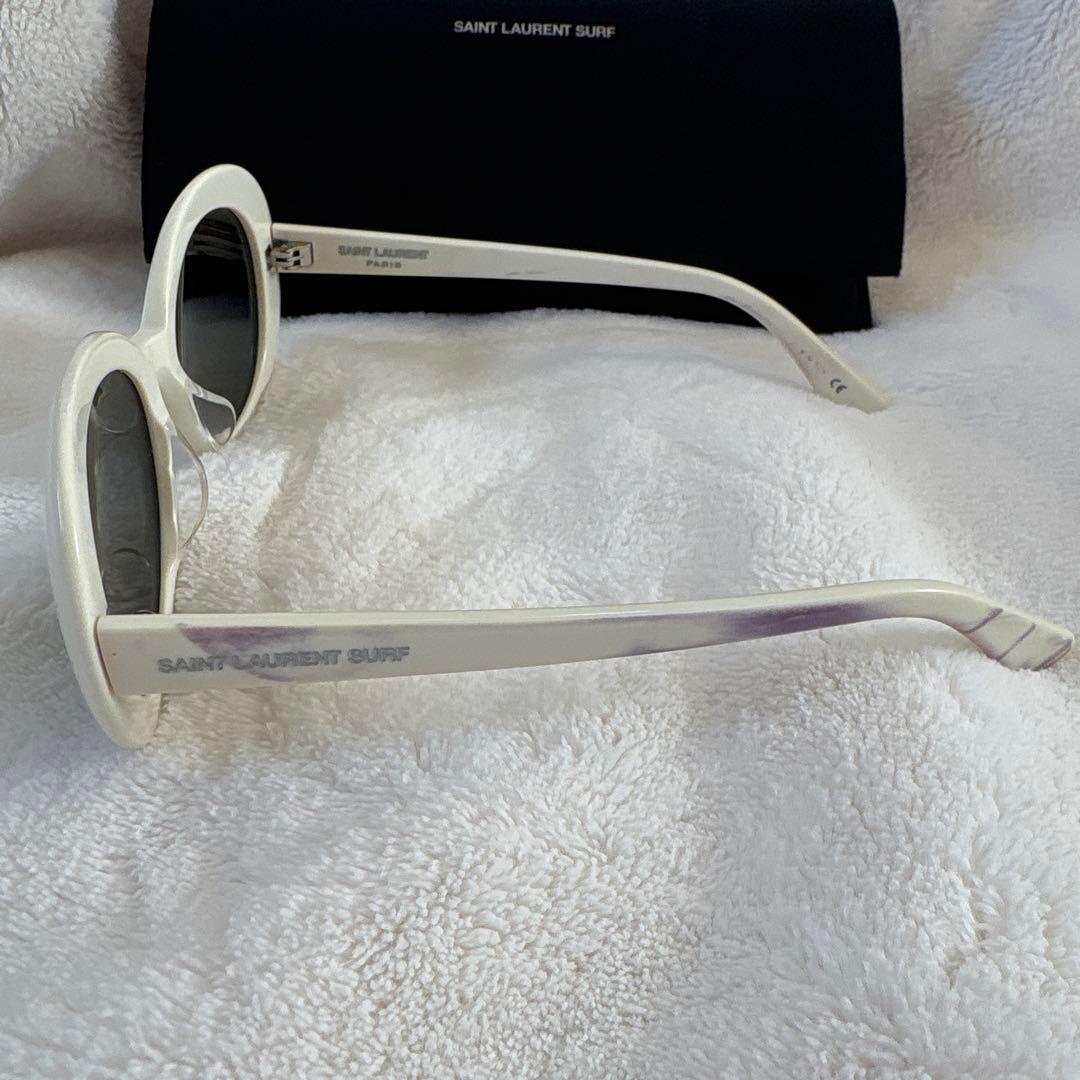 SAINT LAURENT SURF サンローラン ホワイト サングラス