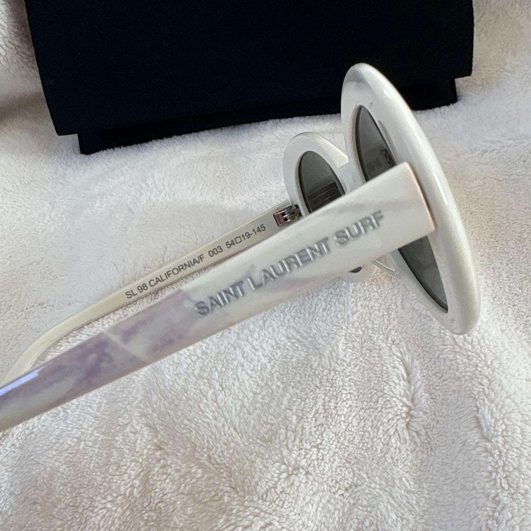 SAINT LAURENT SURF サンローラン ホワイト サングラス