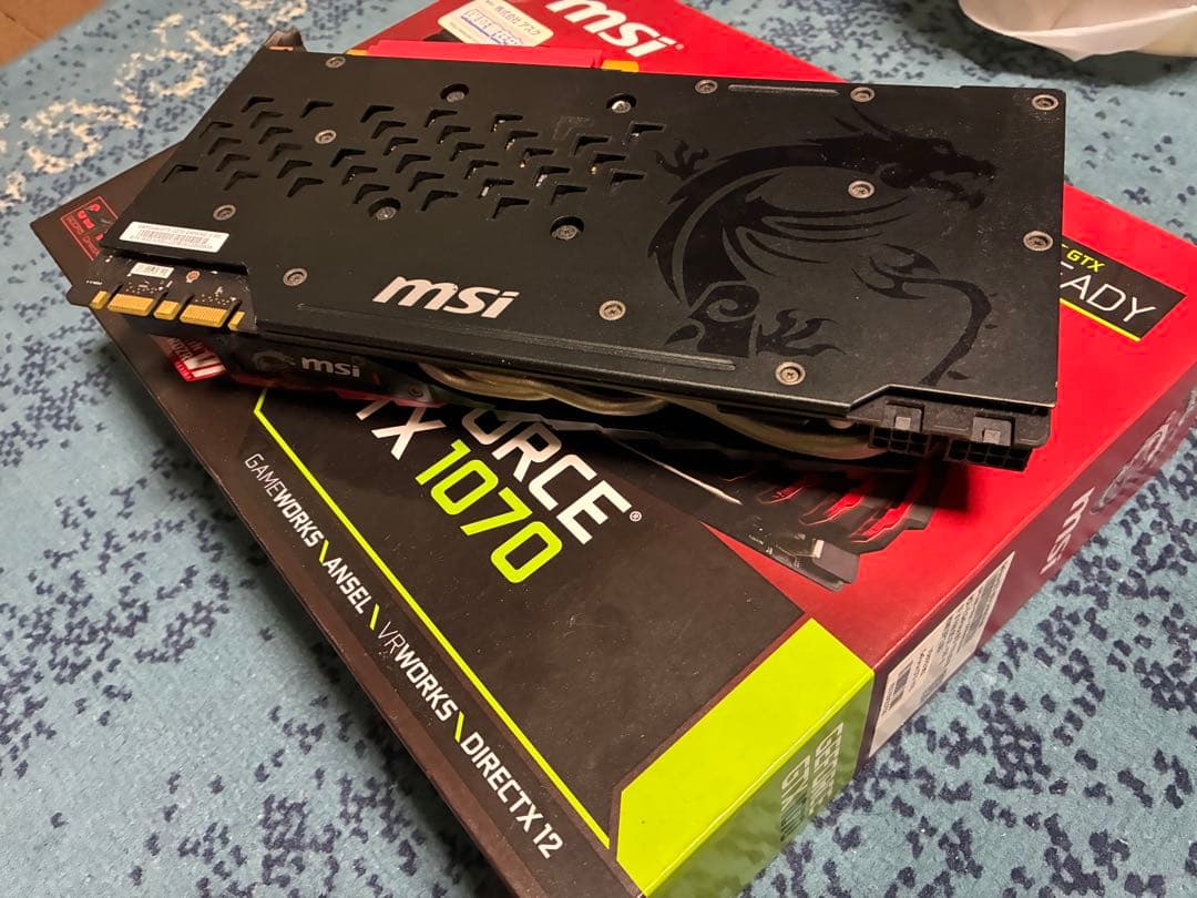 【中古】MSI GeForce GTX1070 GAMING X