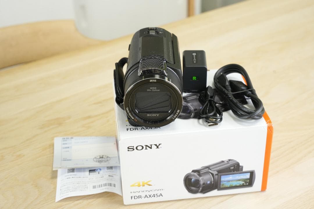 Sony FDR-AX45A ビデオカメラ本体 Zeissレンズ