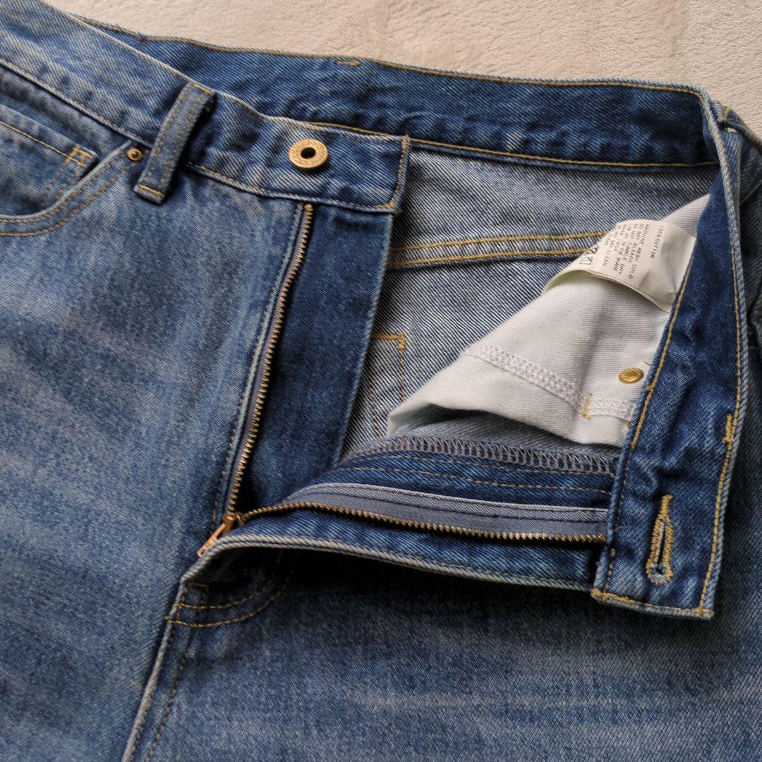 スピックアンドスパン 51/2 ハイウエスト カーブデニムパンツ27