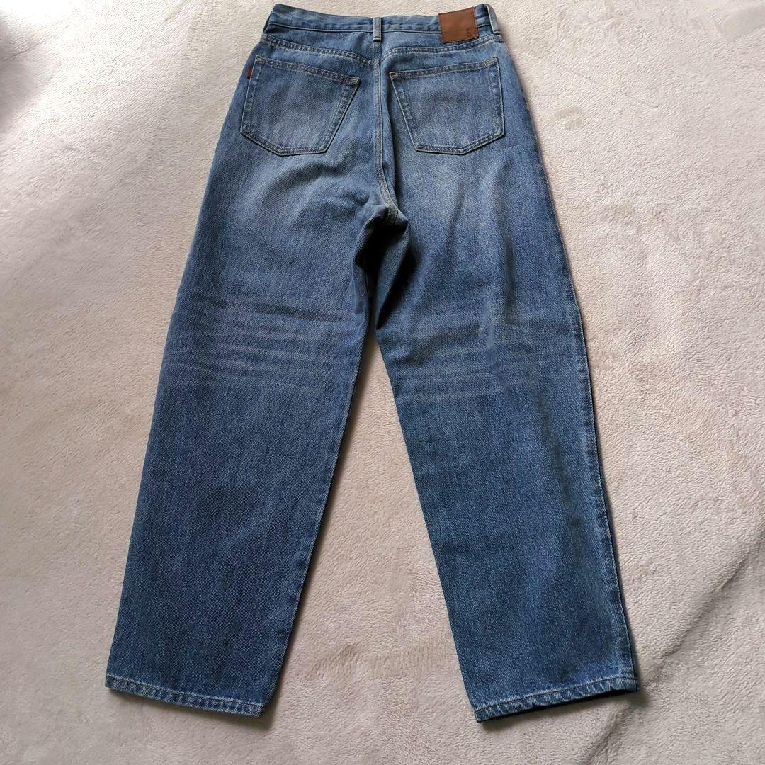 スピックアンドスパン 51/2 ハイウエスト カーブデニムパンツ27
