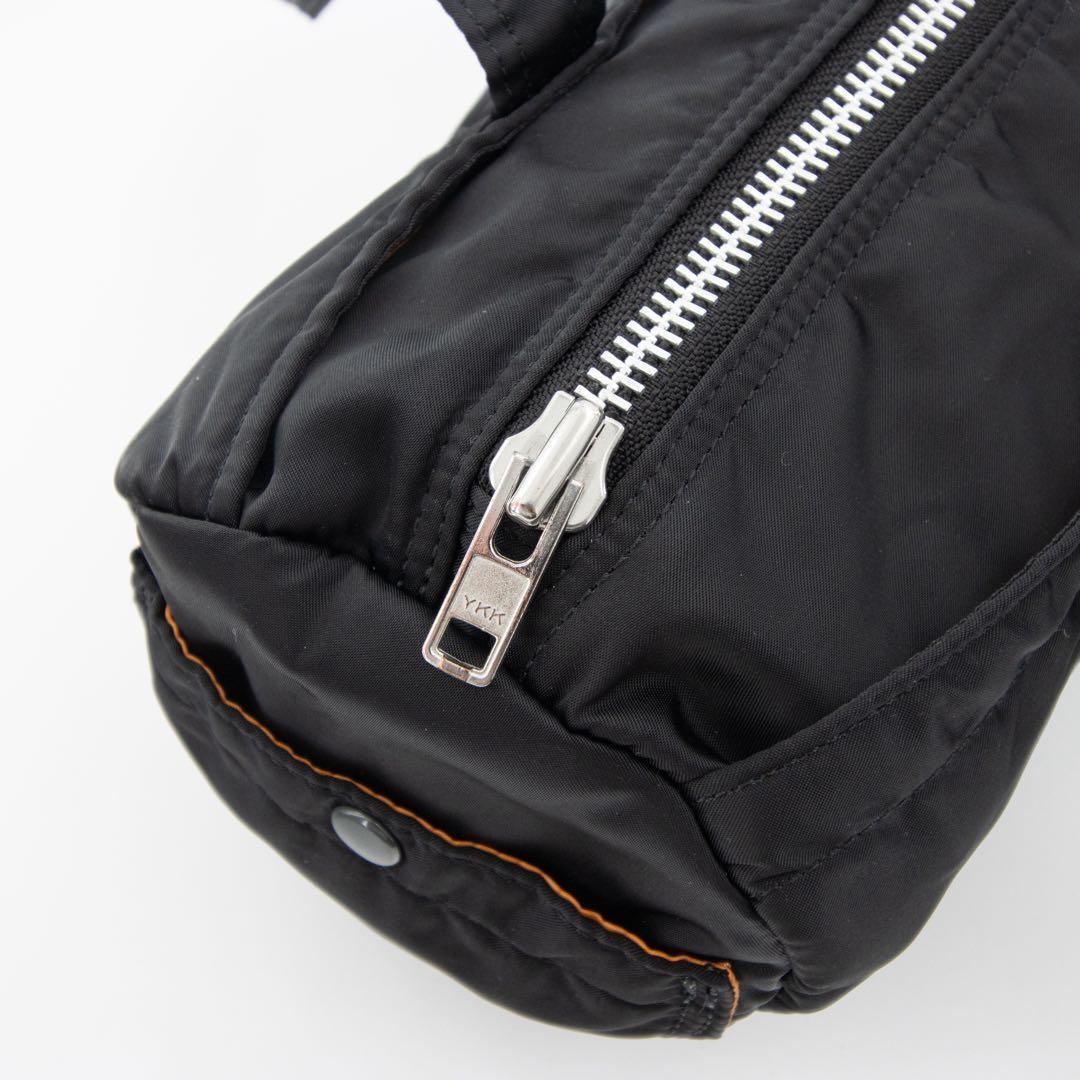 A108【美品】ポーター／タンカー　ミニボストンバッグ　ダッフル　ナイロン　黒