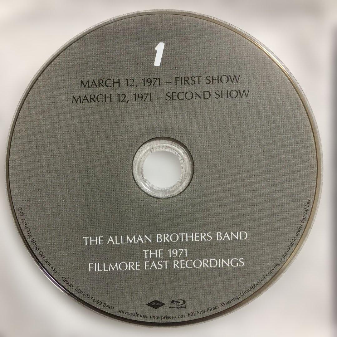 ブルーレイオーディオディスクのみ!! ALLMAN BROTHERS BAND