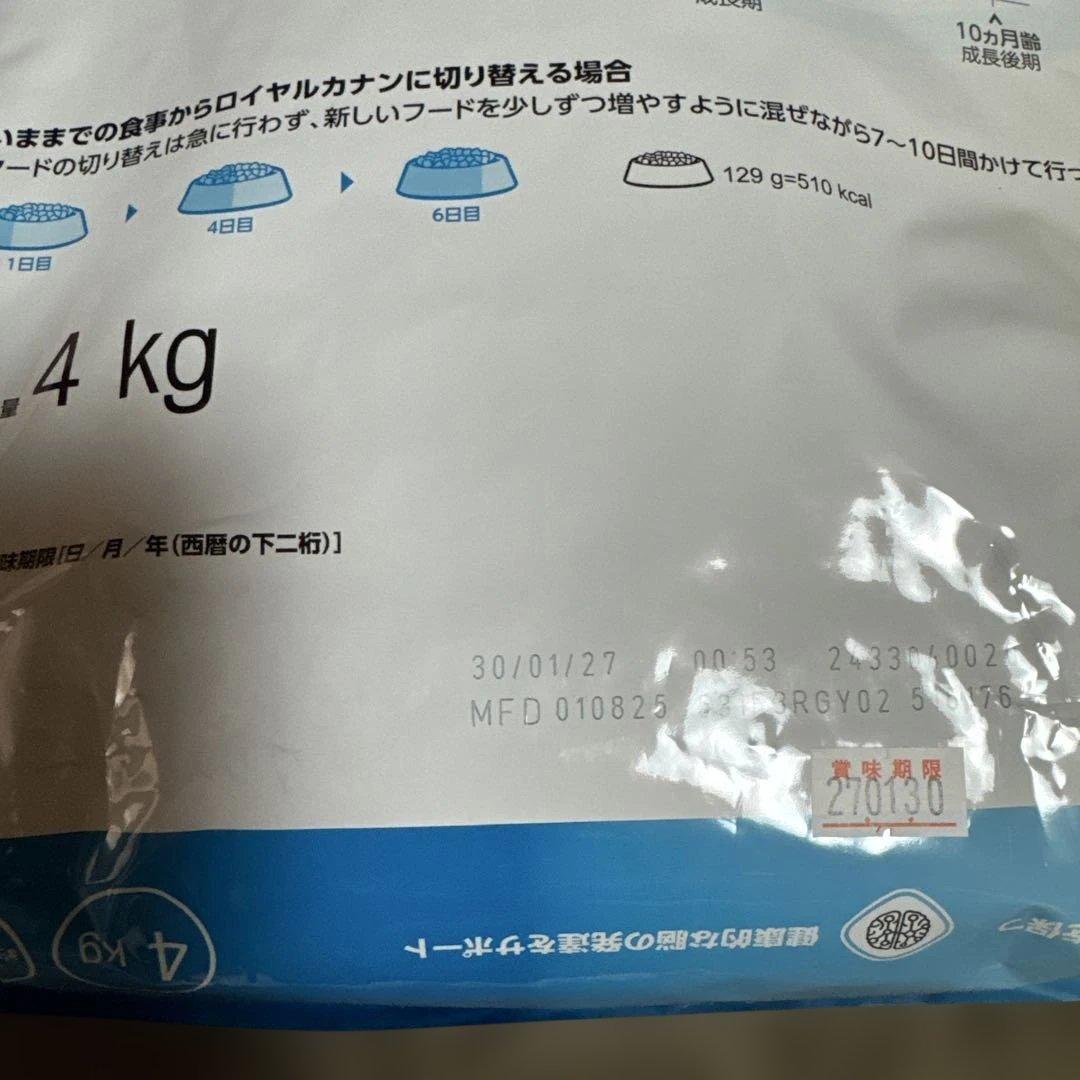 ロイヤルカナン ミニ インドア パピー 4kg