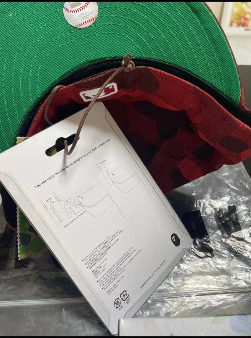 帽子 A BATHING APE x MLB x NEW ERA 7 1/2