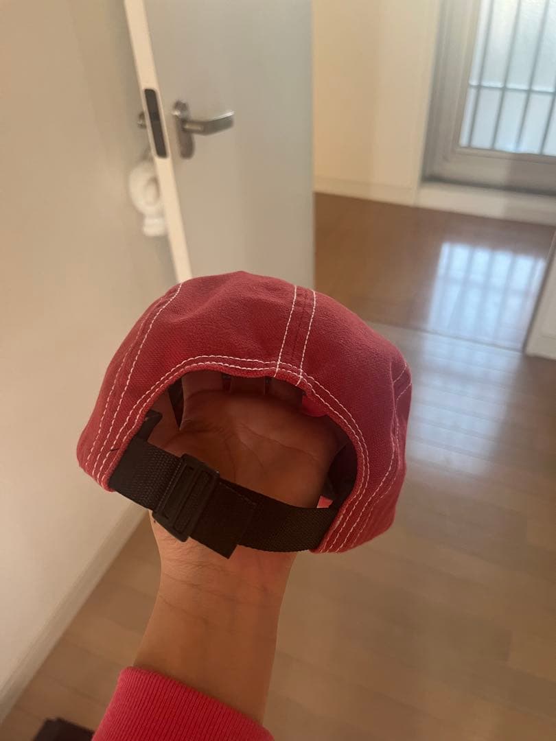 Supreme レッド キャップ 調整可能