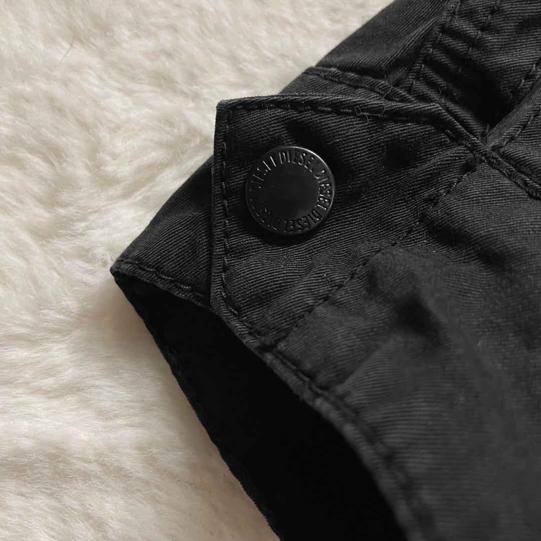 DIESEL ♡ 美品 ビーズ装飾 ミリタリージャケット ブラック（実寸M相当）