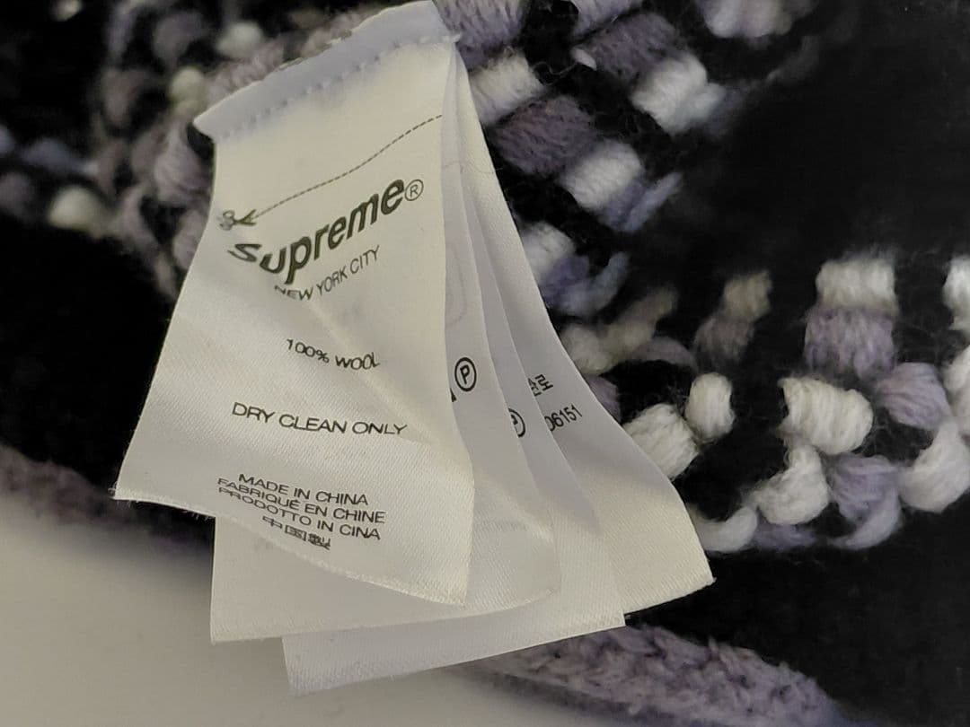 【美品】 Supreme　Yarn Appliqué　Beanie