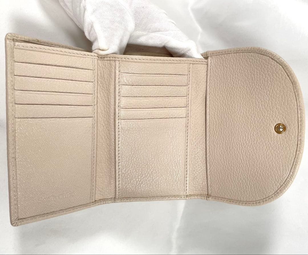 未使用に近い SEE BY CHLOE シーバイクロエ 三つ折り財布 HANA