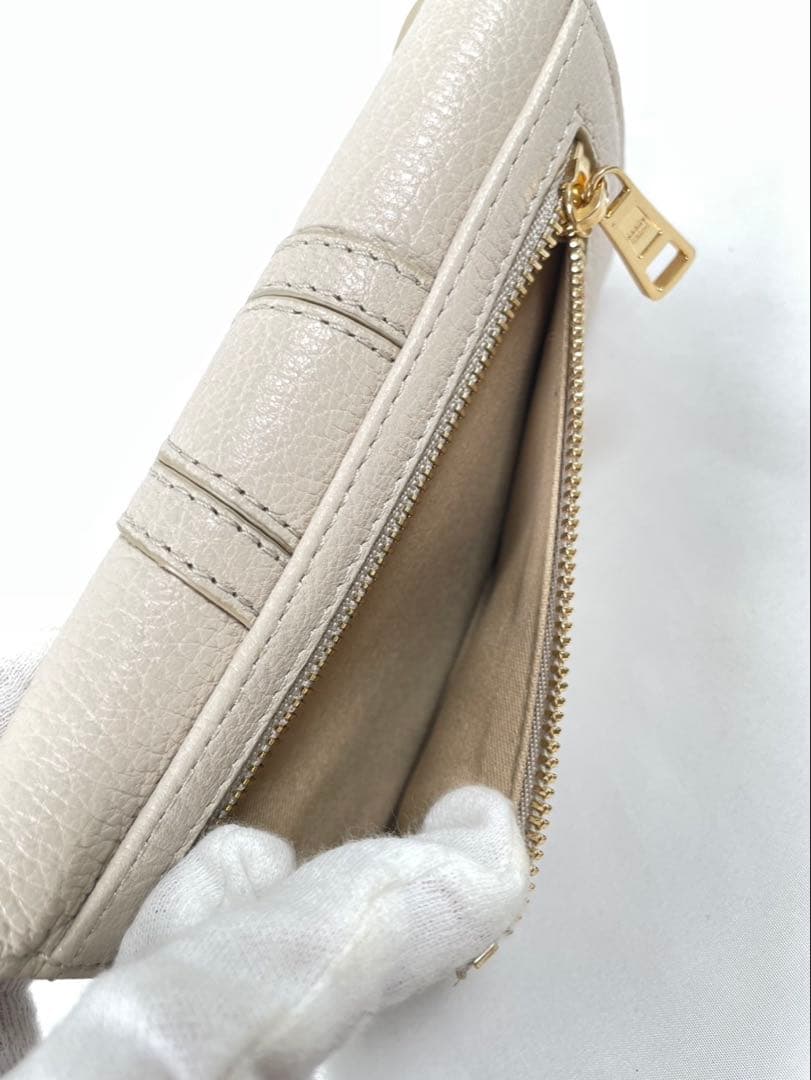 未使用に近い SEE BY CHLOE シーバイクロエ 三つ折り財布 HANA