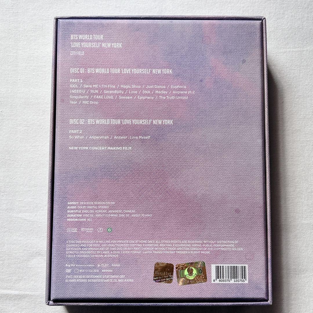 BTS LOVE YOURSELF LYS NEWYORK DVD JIN ジン