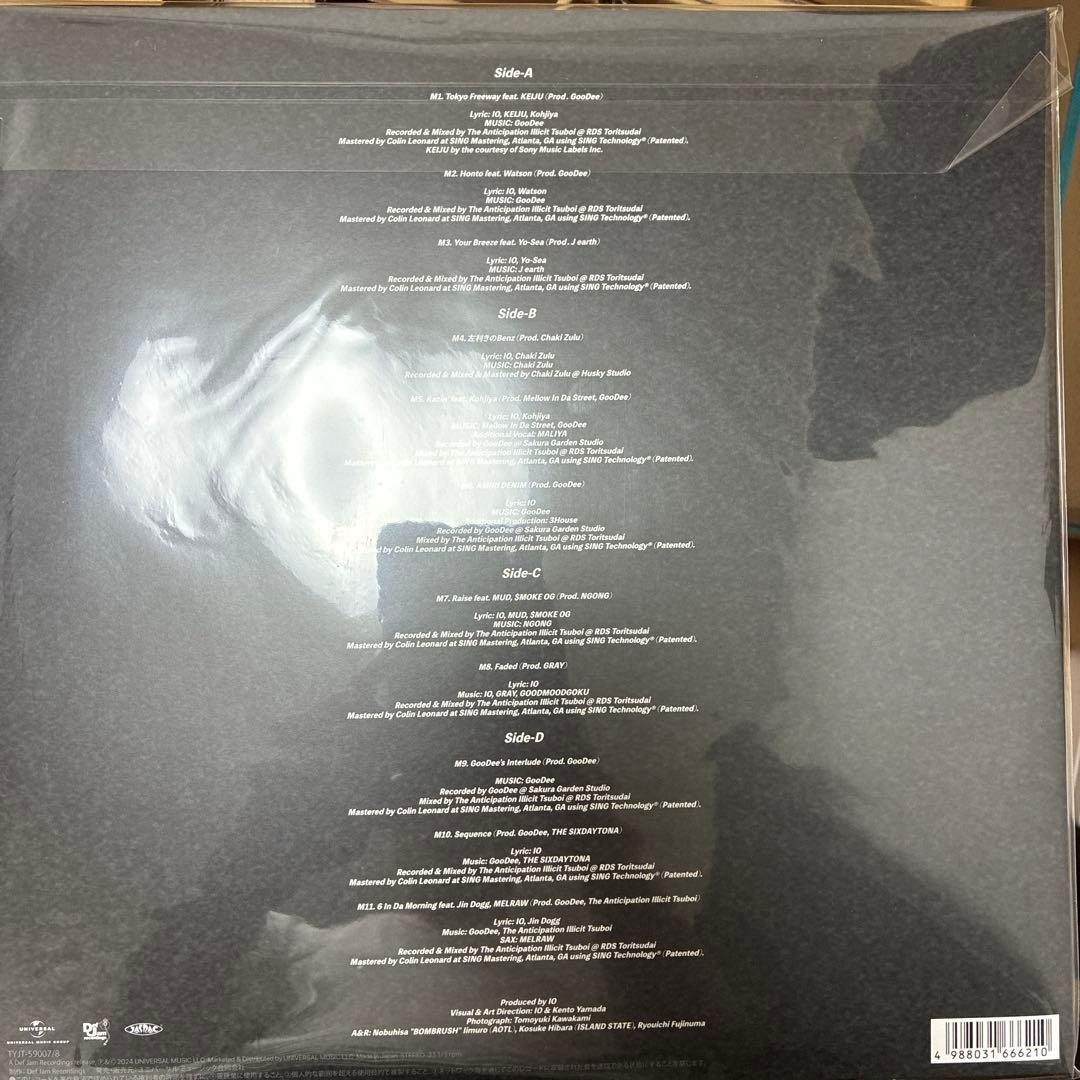 IO / four LP レコード アナログ 日本語ラップ