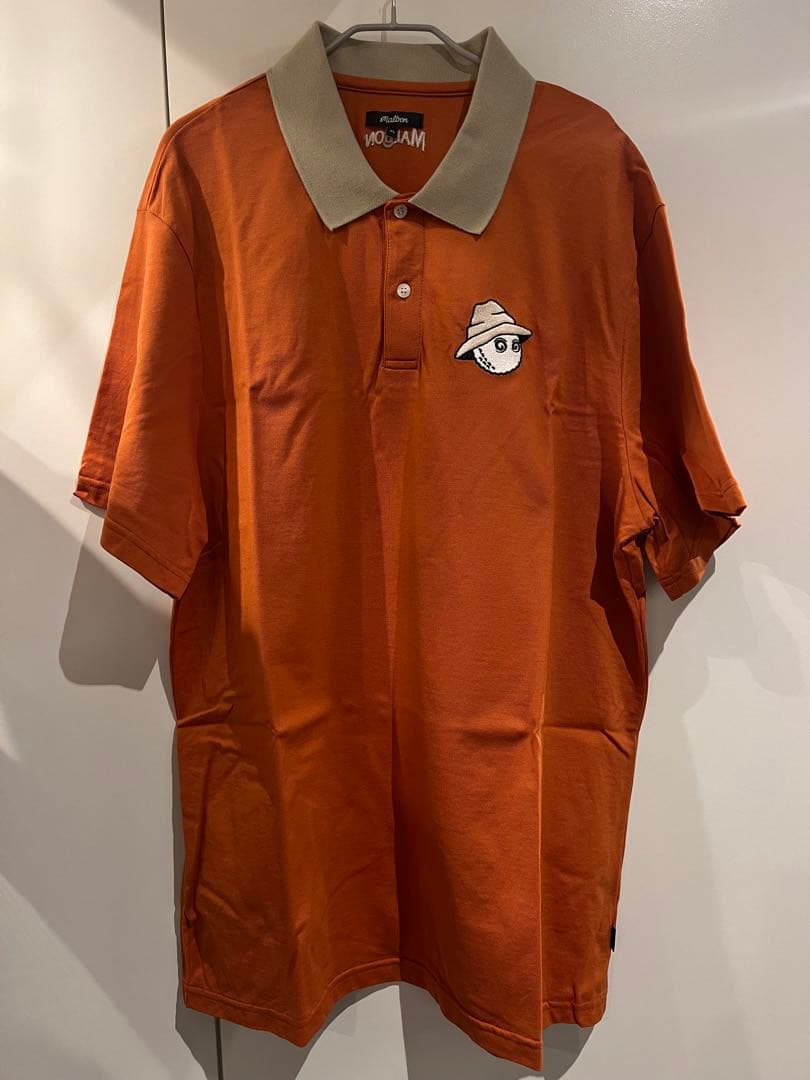 新品✨MALBON マルボン ゴルフ ポロシャツ コニャック