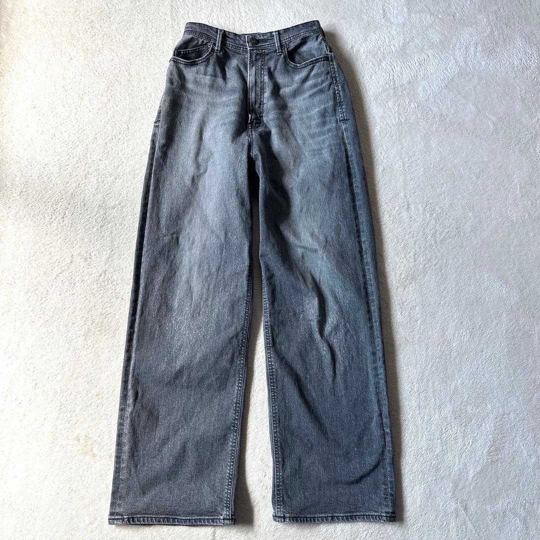YANUK Joan ルーズストレート 人気 デニム 25 ヤヌーク ジョーン