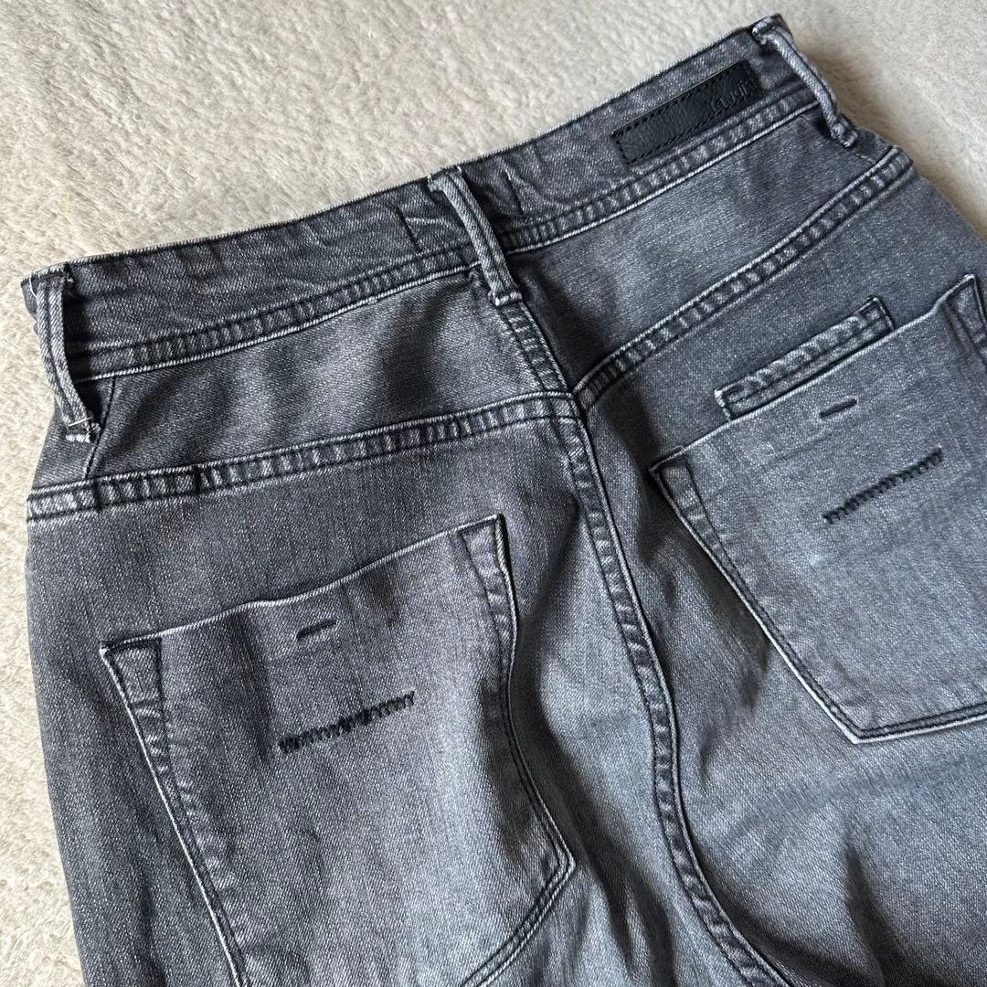 YANUK Joan ルーズストレート 人気 デニム 25 ヤヌーク ジョーン