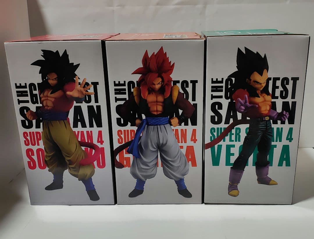一番くじドラゴンボール　超サイヤ人4ゴジータフィギュア　孫悟空＆ベジータセット