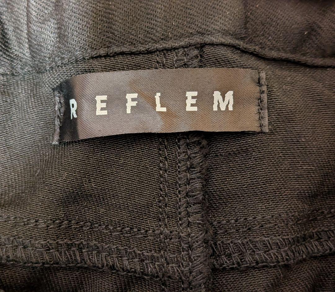 レフレム REFLEM レッグカバー付きレイヤードデニムショーパン