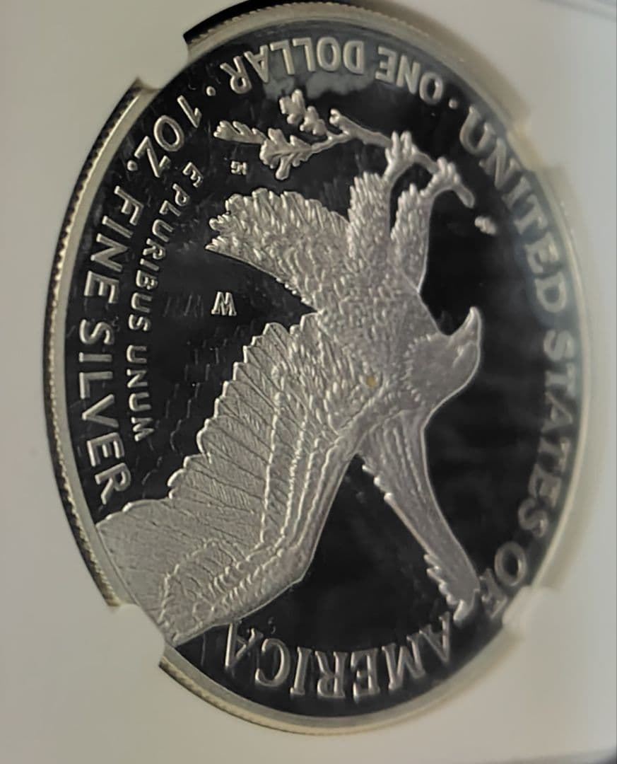 初日発行 最高鑑定 2022年 アメリカ イーグル 銀貨 NGC PF70 UC