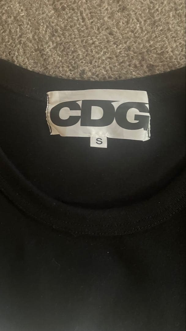 CDG ブラック Tシャツ Sサイズ