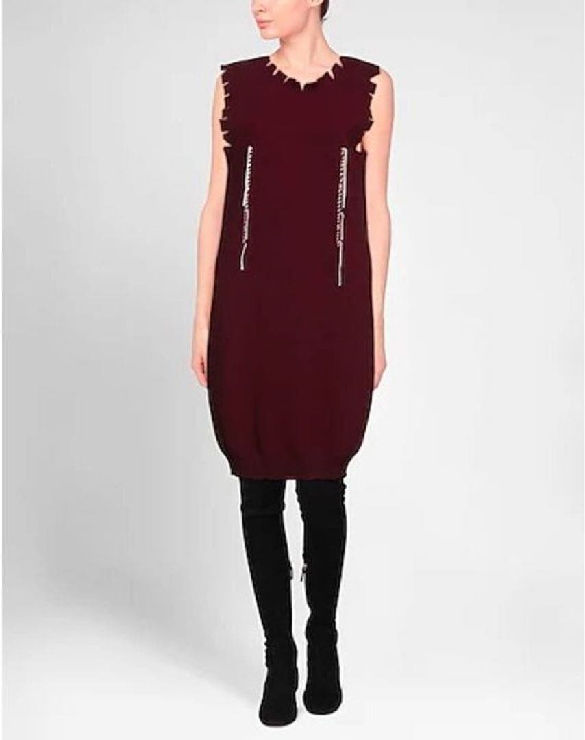 マルタンマルジェラ　MARGIELA ウール　デザイン　ワンピース　ドレスニット