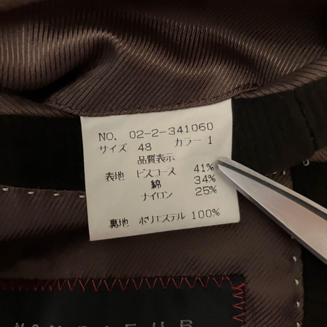 【未使用美品】ムッシュニコル×ワンダー テーラードジャケット イタリア製生地 L
