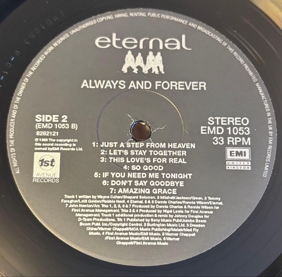(USED)ETERNAL/ALWAYS AND FOREVER レコードLP